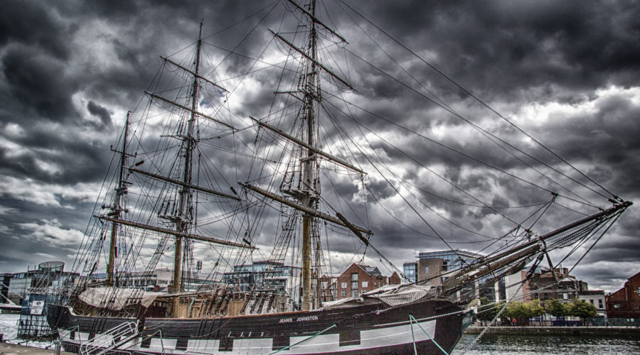 ocean vessel at dock