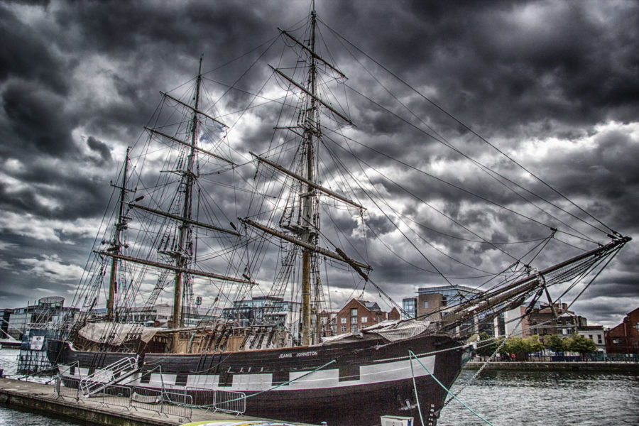 ocean vessel at dock